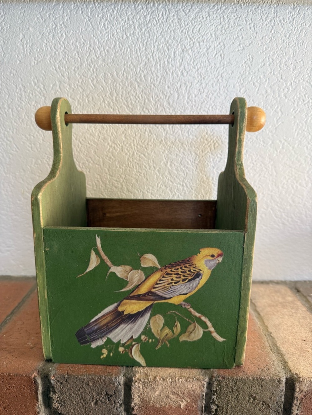 Handmade wood caddy